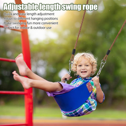 DONILIGA extension rope 5.9 ft adds adjustable height for swings and hammocks.