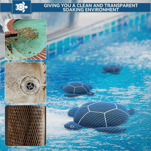 DONJOP hot tub care with oil-absorbing sponge