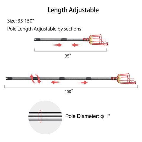 Donsail easy-assembly fig picker ready in minutes.