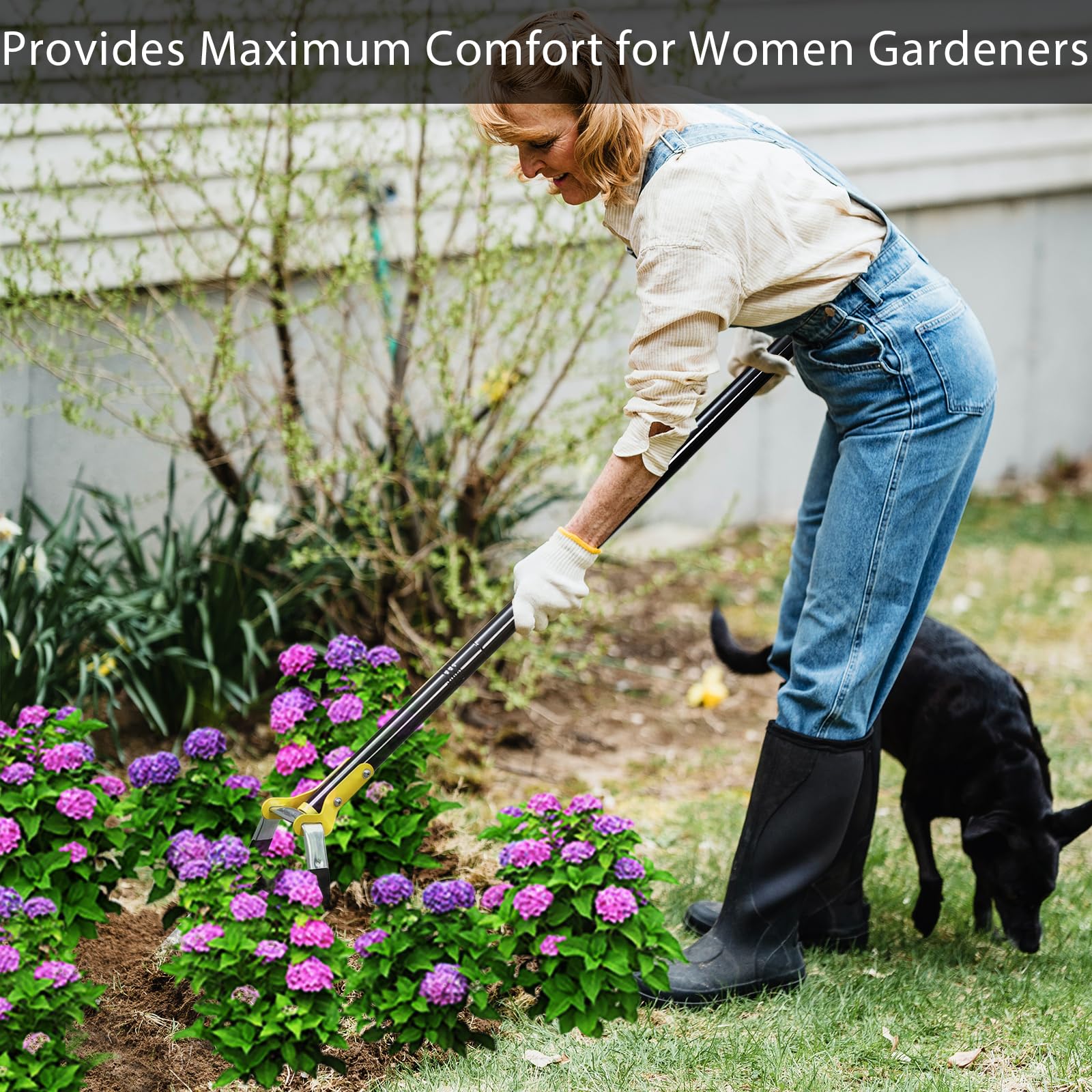 DonSail all-steel construction with 1.3-inch diameter delivers sturdy weeding performance.