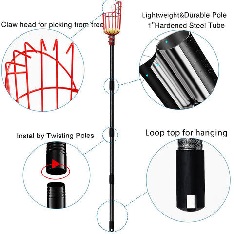 DonSail sturdy 1-inch diameter pole highlighting durable construction