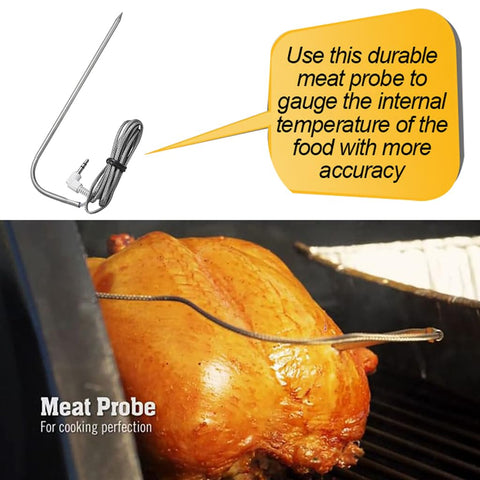 DONSIQIZZ 48-inch stainless lead for flexible Traeger installation