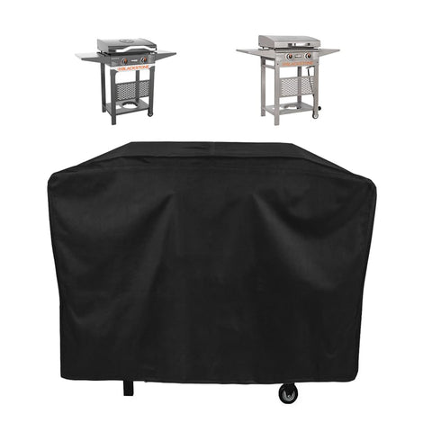DONSIQIZZ Blackstone 2165 hood cover protects a 22-inch griddle from rain.