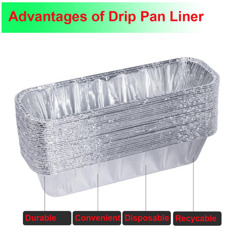 Disposable grease pan liner from DONSIQIZZ simplifies post-cook cleanup.