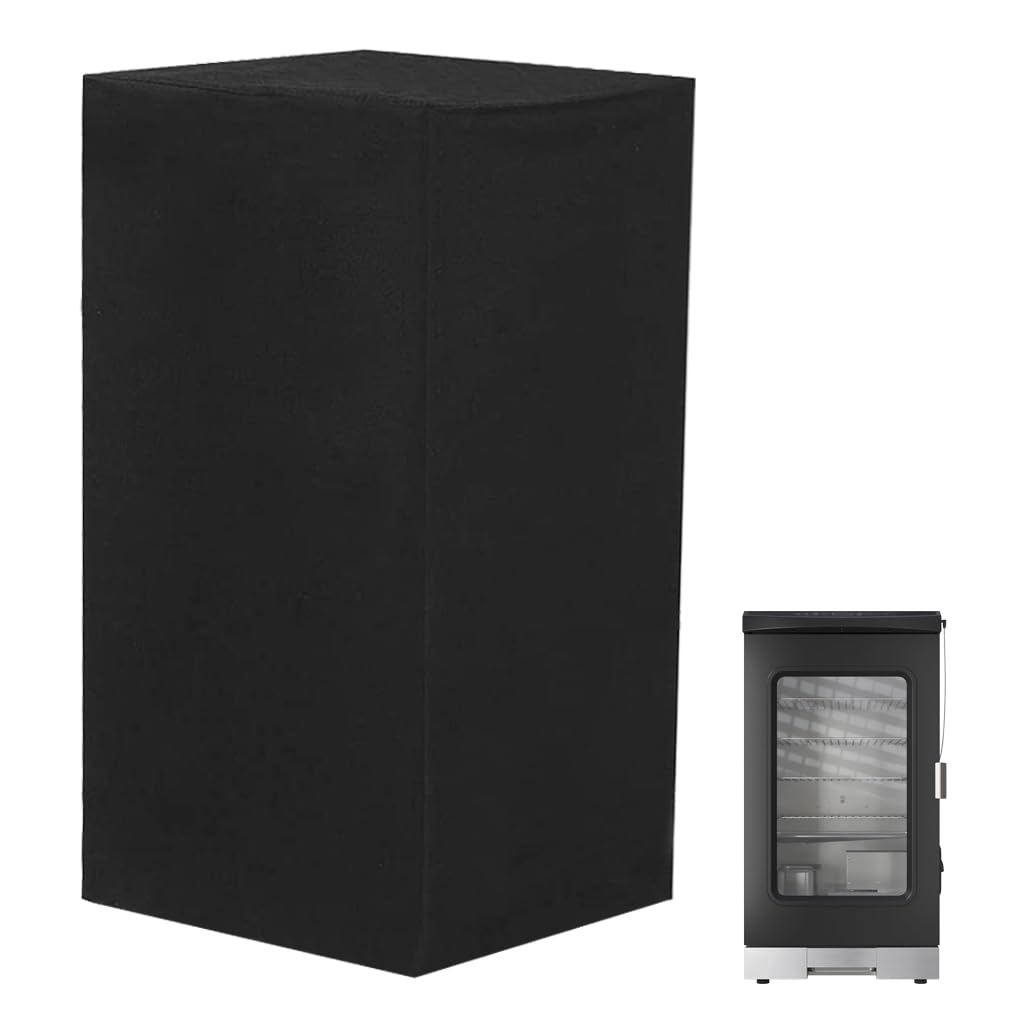 DONSIQIZZ East Oak 30in smoker cover front view protects against rain and wind