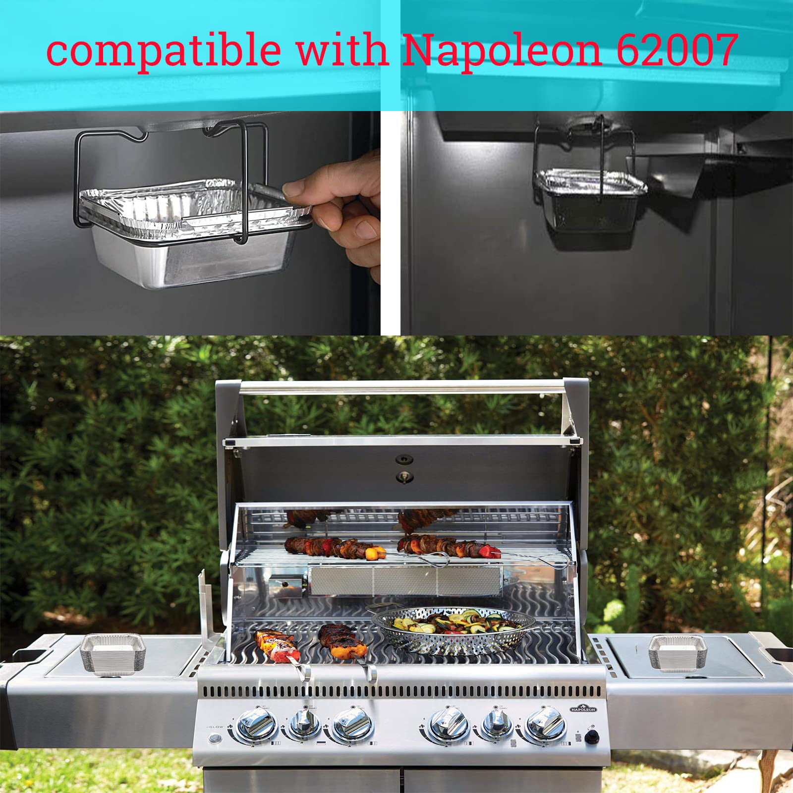 DONSIQIZZ 6x5x2 inch drip pans catch drips and simplify cleanup.