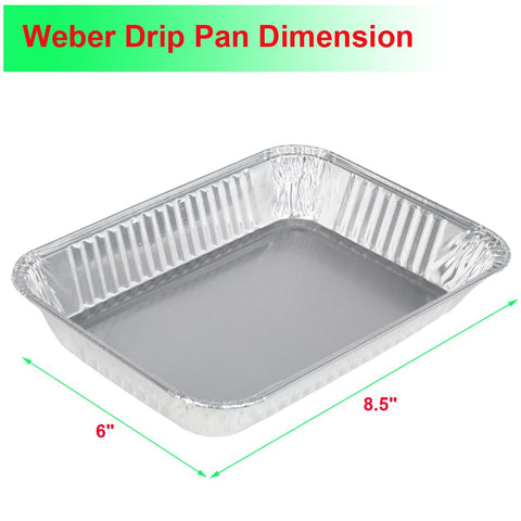 DONSIQIZZ grease pan liner for Weber Spirit enables mess-free prep