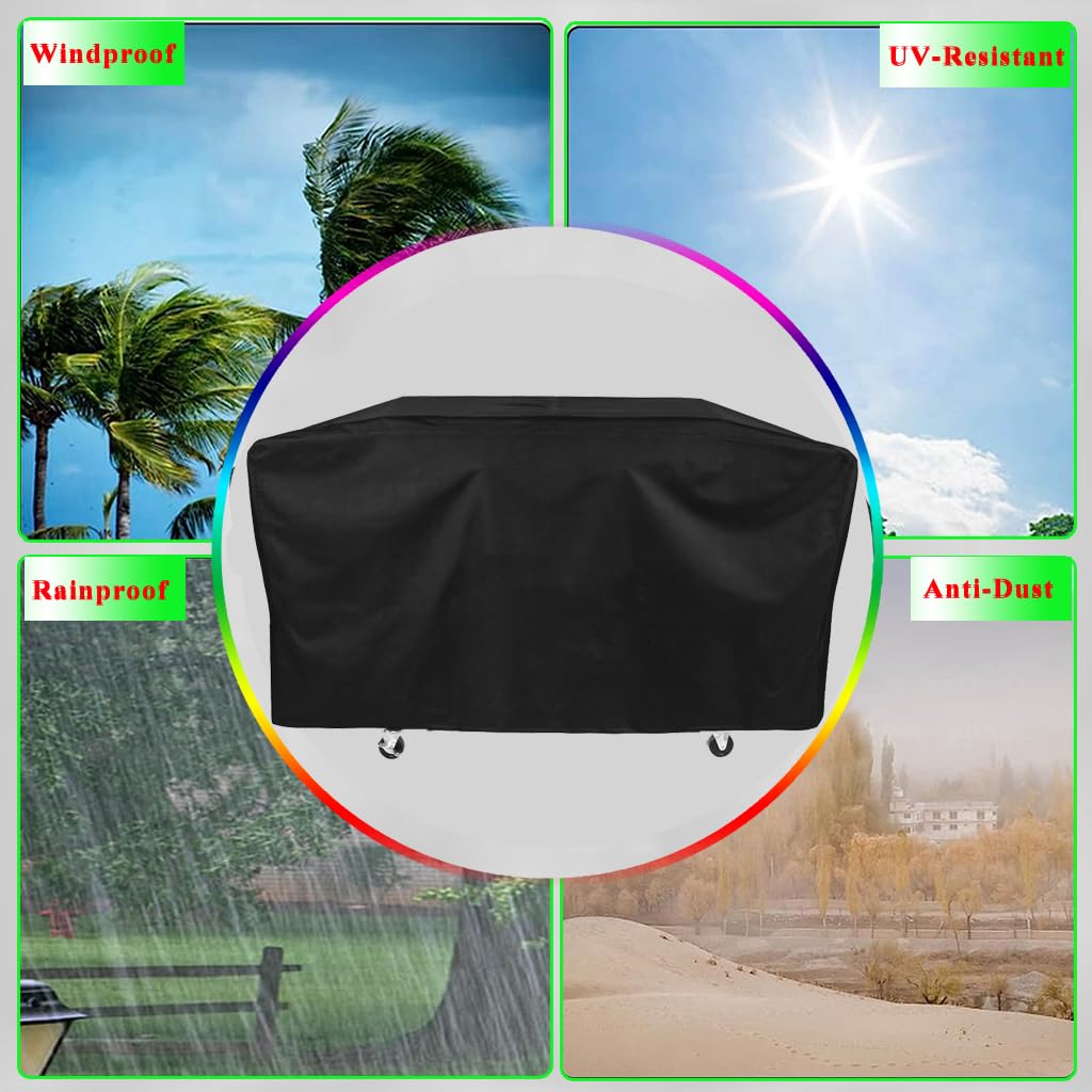 DONSIQIZZ griddle cover dustproof shield blocks debris and weather