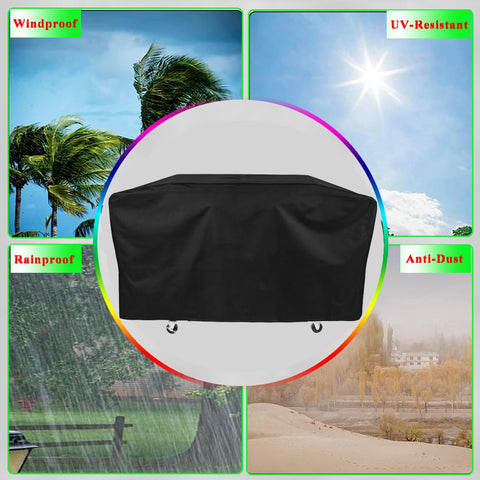 DONSIQIZZ griddle cover dustproof shield blocks debris and weather