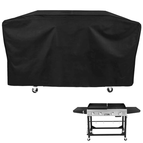 DONSIQIZZ griddle cover protects Royal Gourmet GD401 with weatherproof outer material outdoors