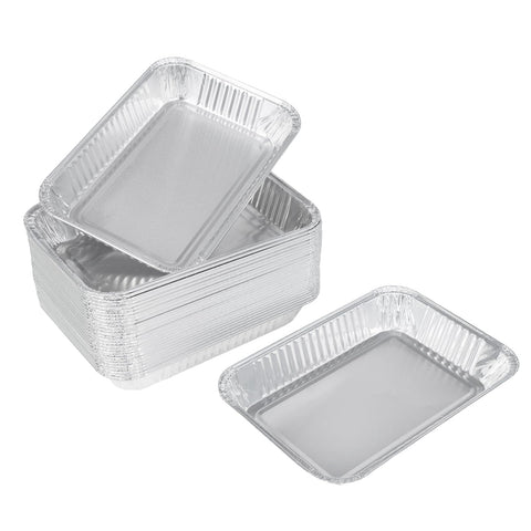 DONSIQIZZ grill drip pan liner 8.5x6 facilitates easy cleanup after grilling