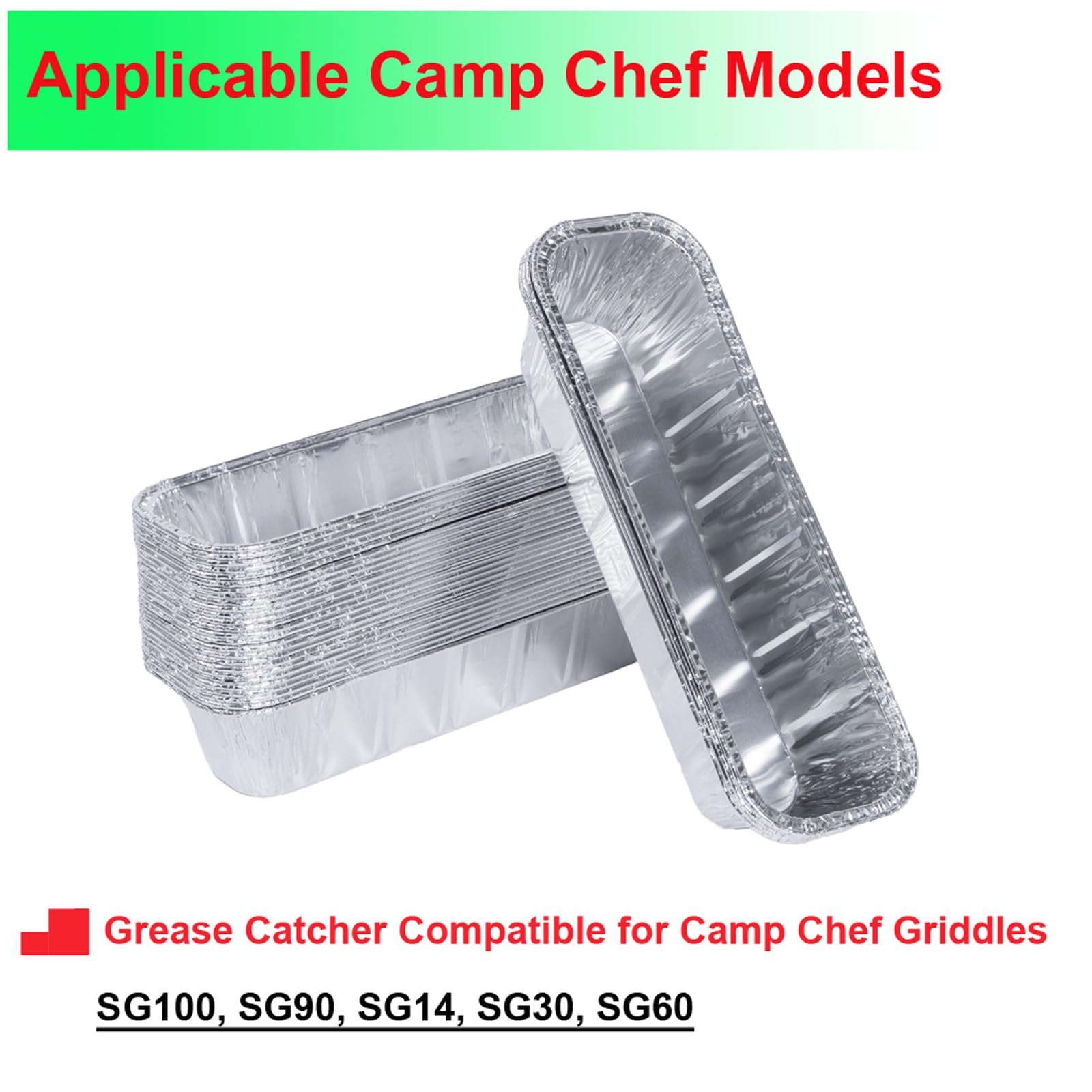 Heavy-duty aluminum foil tray from DONSIQIZZ maintains grill cleanliness.