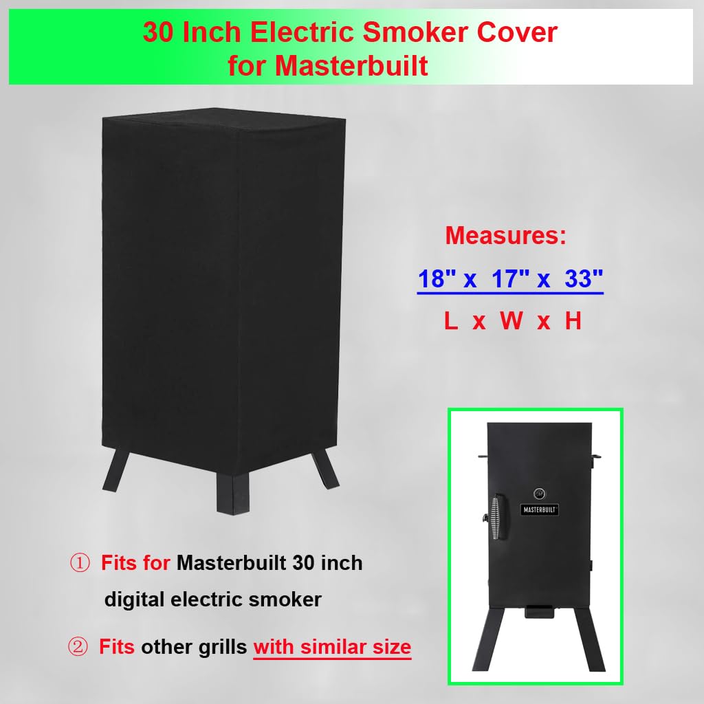 DONSIQIZZ Masterbuilt 30-inch digital smoker side view guards against wind