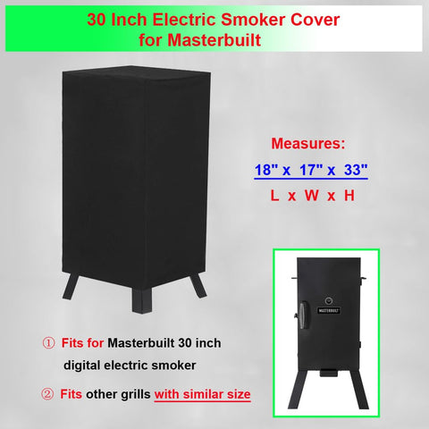 DONSIQIZZ Masterbuilt 30-inch digital smoker side view guards against wind