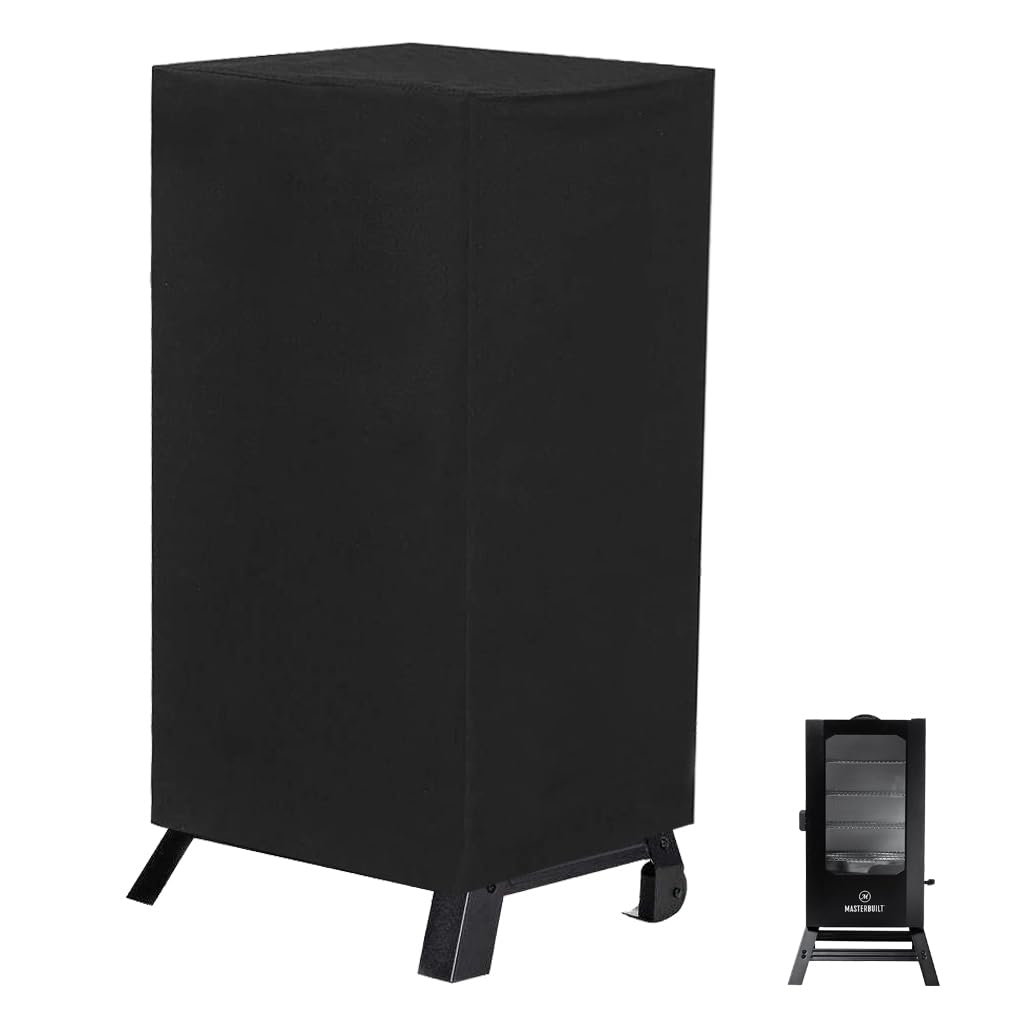 DONSIQIZZ Masterbuilt 40-Inch smoker cover side view with rugged 600D fabric
