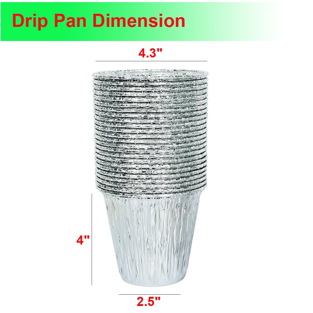 DONSIQIZZ liner sized 4.3x4.0 inches fits mini buckets, sturdy and leak-resistant.