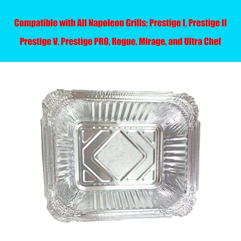 DONSIQIZZ Napoleon gas grill tray liner provides quick setup and easy disposal.