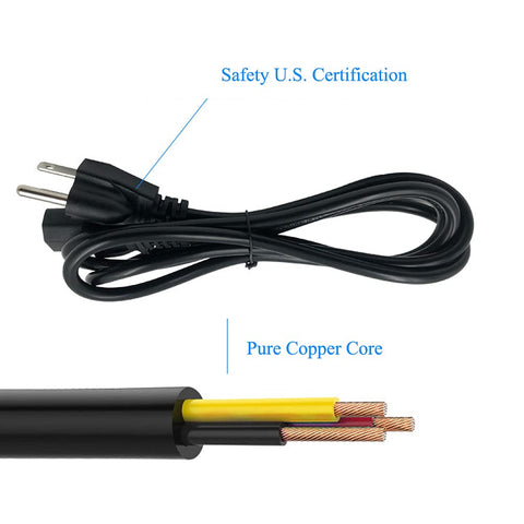 DONSIQIZZ PVC Power Cord delivers durable, long-lasting performance