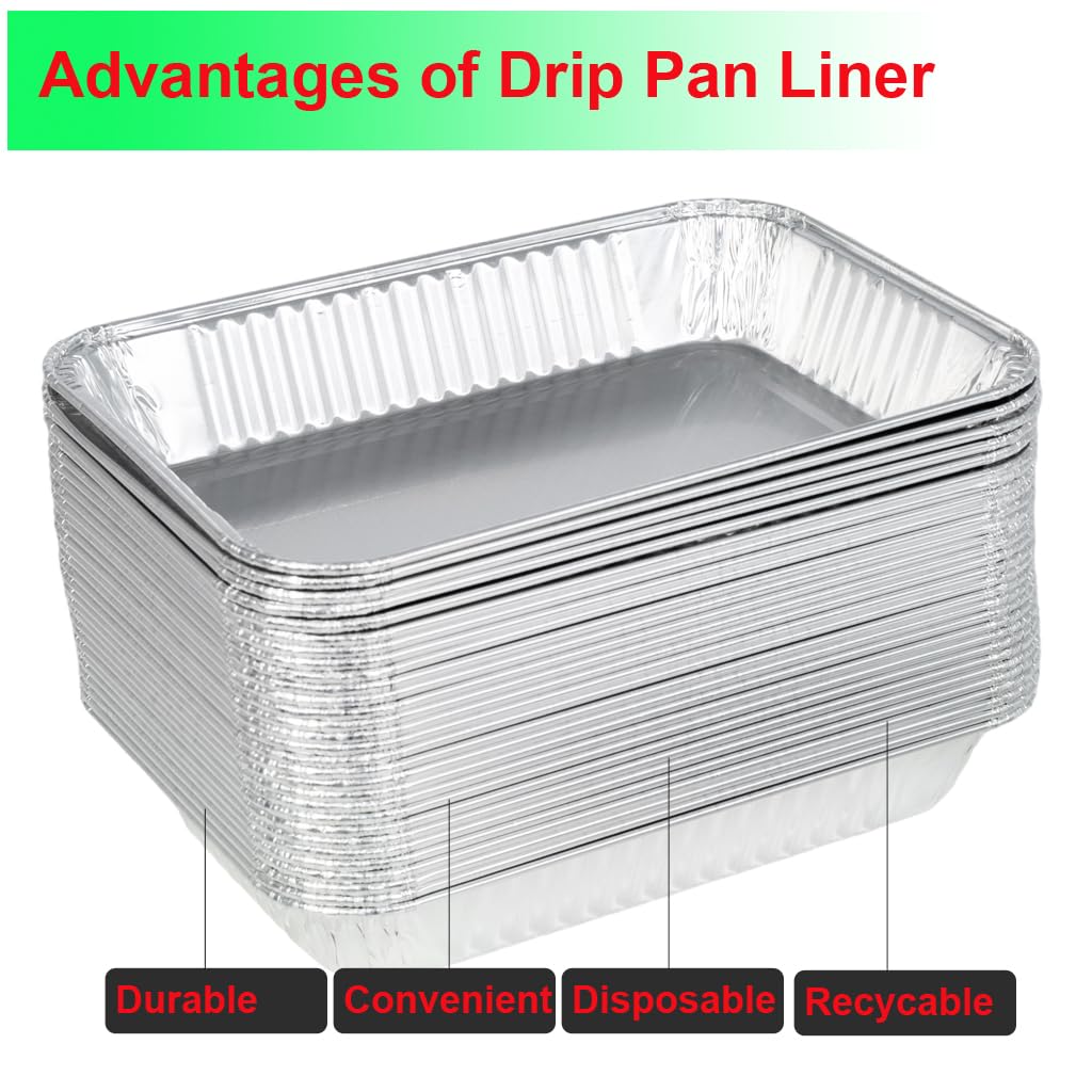 DONSIQIZZ Traveler drip pan liner keeps grill area tidy after cooking