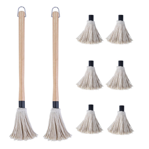 Donxote 18-inch BBQ mop brush set ready for serious grilling and even sauce distribution