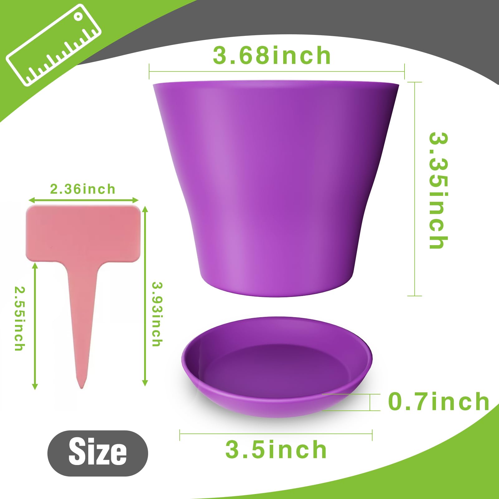 Eight-color Doobbu pots add vibrant display for herbs, succulents, and seedlings.