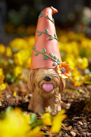 Doodle Gnome garden decor honors doodle lovers and pet memories.