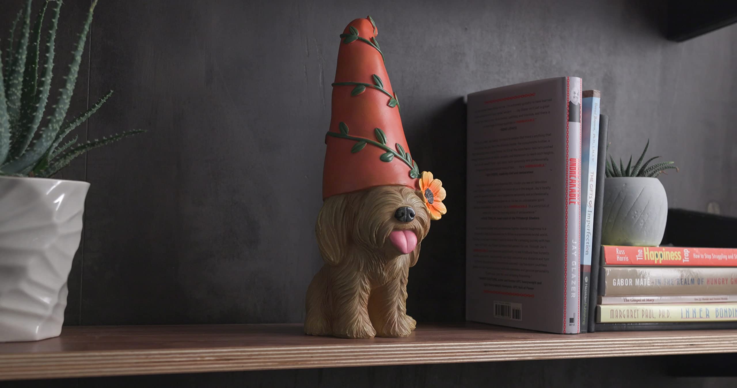 Doodle Gnome dog statue for themed garden scenes and thoughtful gifts.