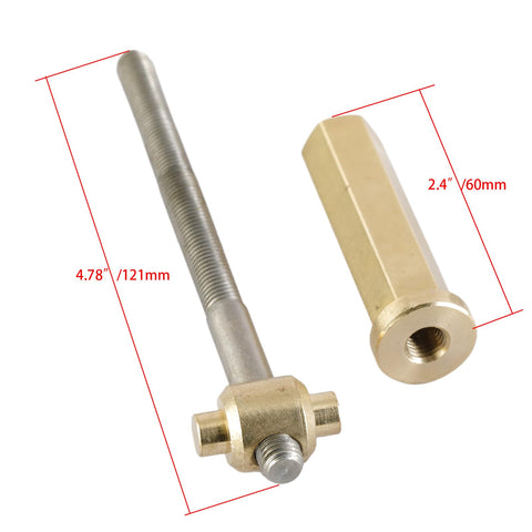 Air relief feature in the DOOLLENCE kit vents trapped air for smoother operation