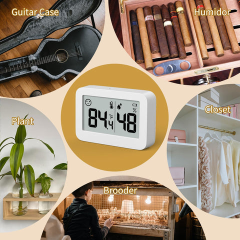 DOOMAY comfort indicator with smiley icon signals comfortable conditions.