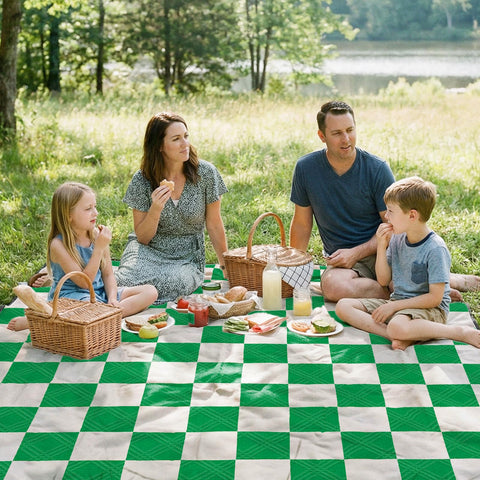 Doonly 78x78 blanket supports group meals and outdoor lounging
