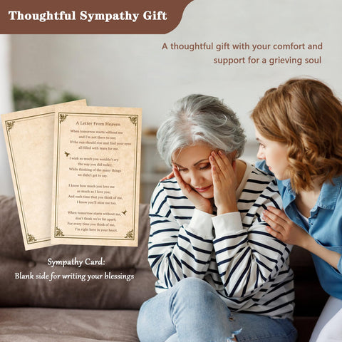 Doopeer bronze wind chimes commemorate dad, great bereavement gift for loved ones.