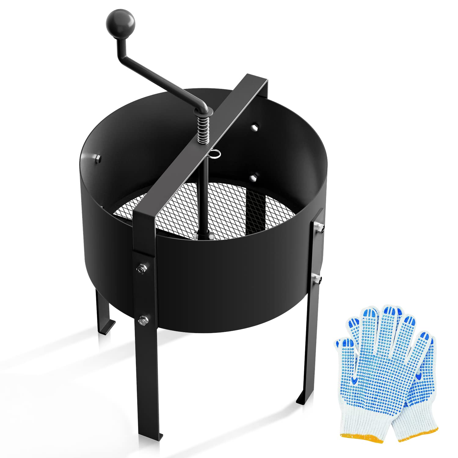 Dootiva Rotary Soil Sifter assembly phase shows easy setup for quick garden use.