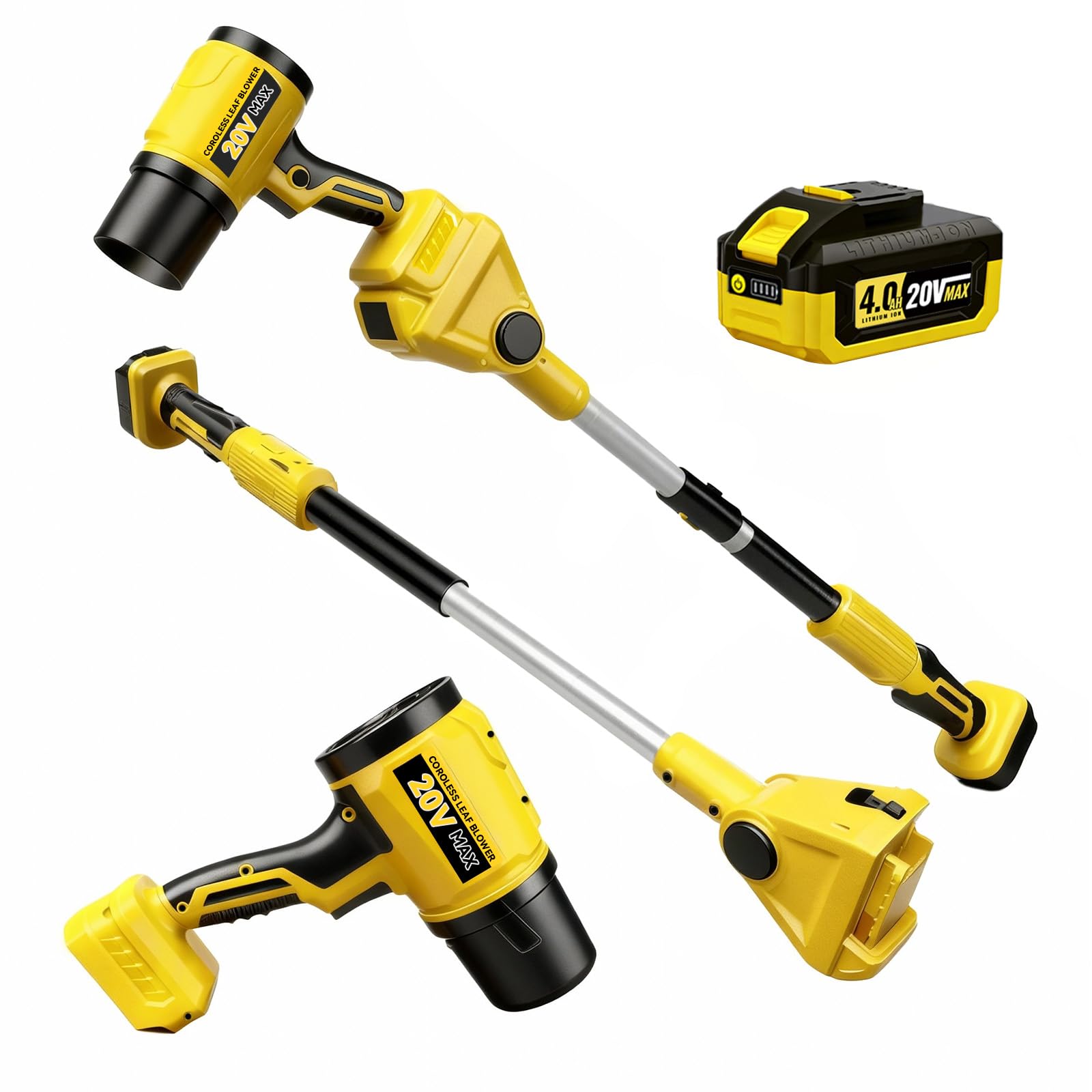 DOOYUTOOL 2in1 cordless leaf blower handheld mode for quick yard cleanup.