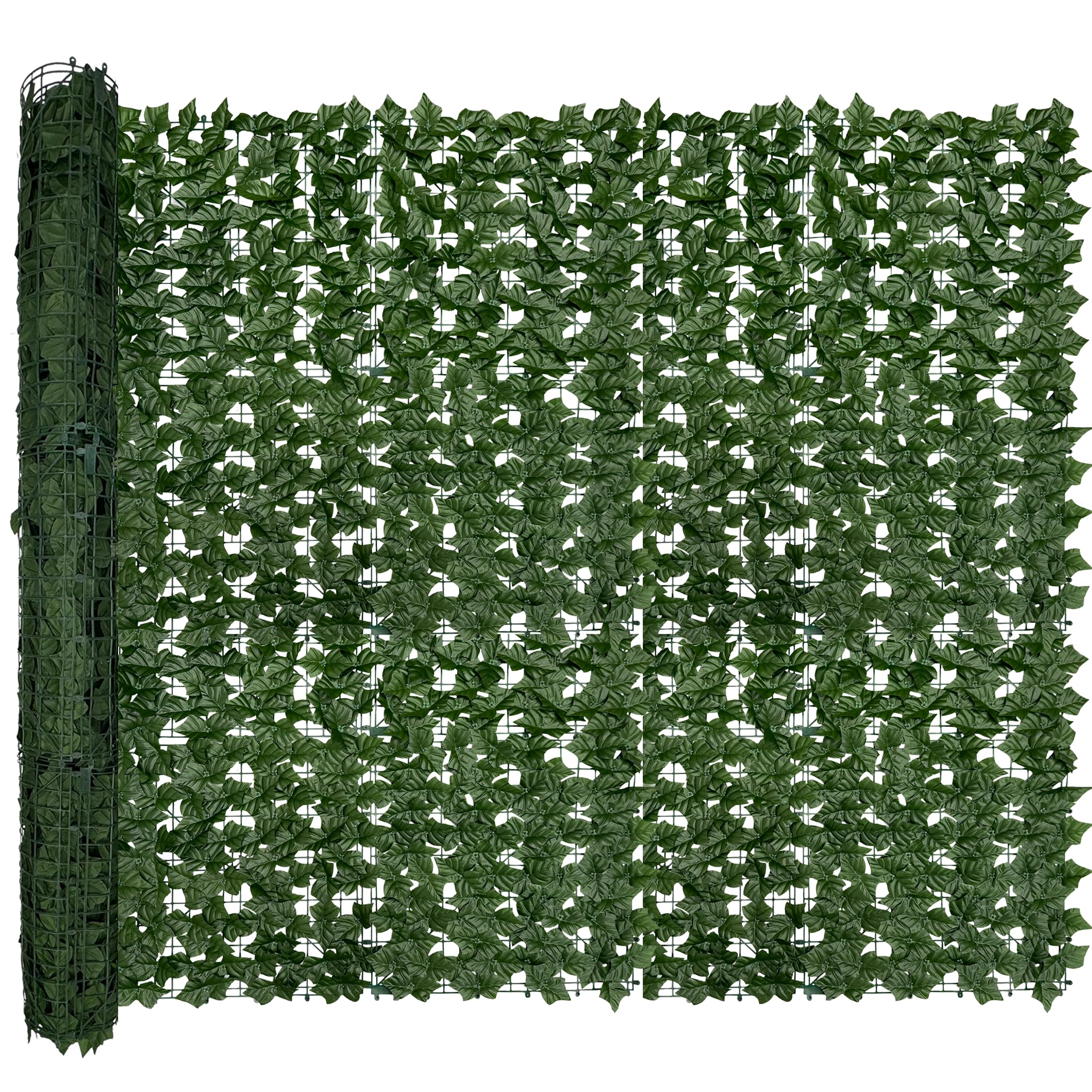 DOPGIB artificial ivy fence roll for private outdoor screening.