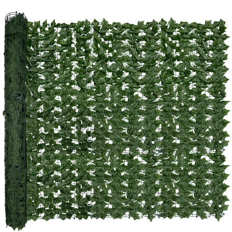 DOPGIB artificial ivy privacy fence screen 60x128 inches for private green backdrop.