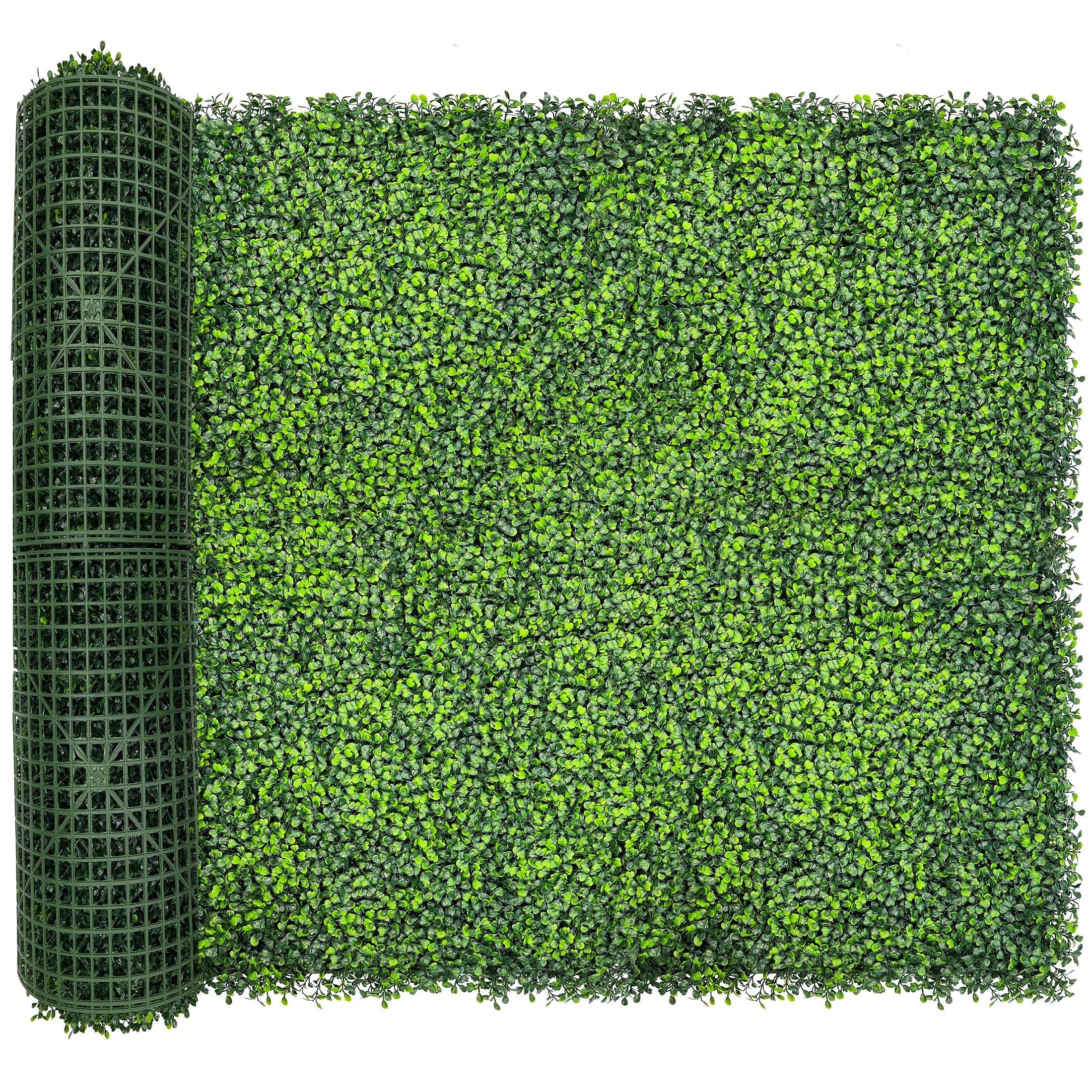 DOPGIB artificial ivy privacy screen 128x48 creates a lush outdoor backdrop.