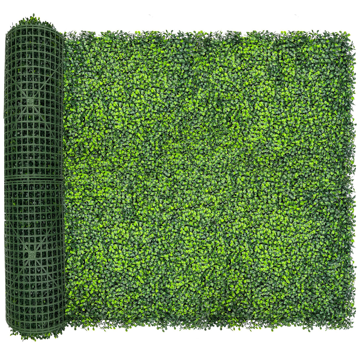 DOPGIB artificial ivy privacy screen 128x48 creates a lush outdoor backdrop.