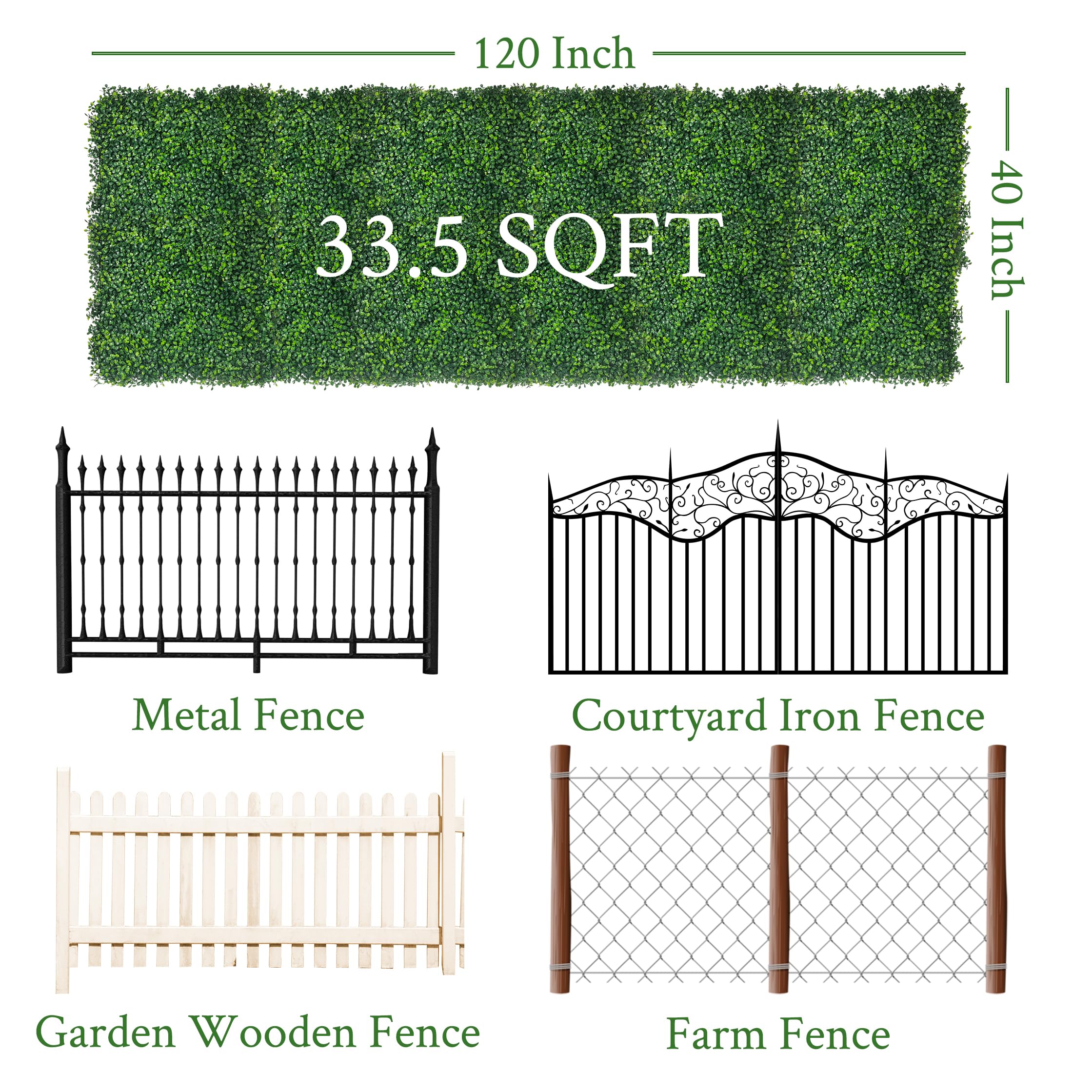 DOPGIB faux boxwood wall panel for outdoor walls creates lush vertical greenery.