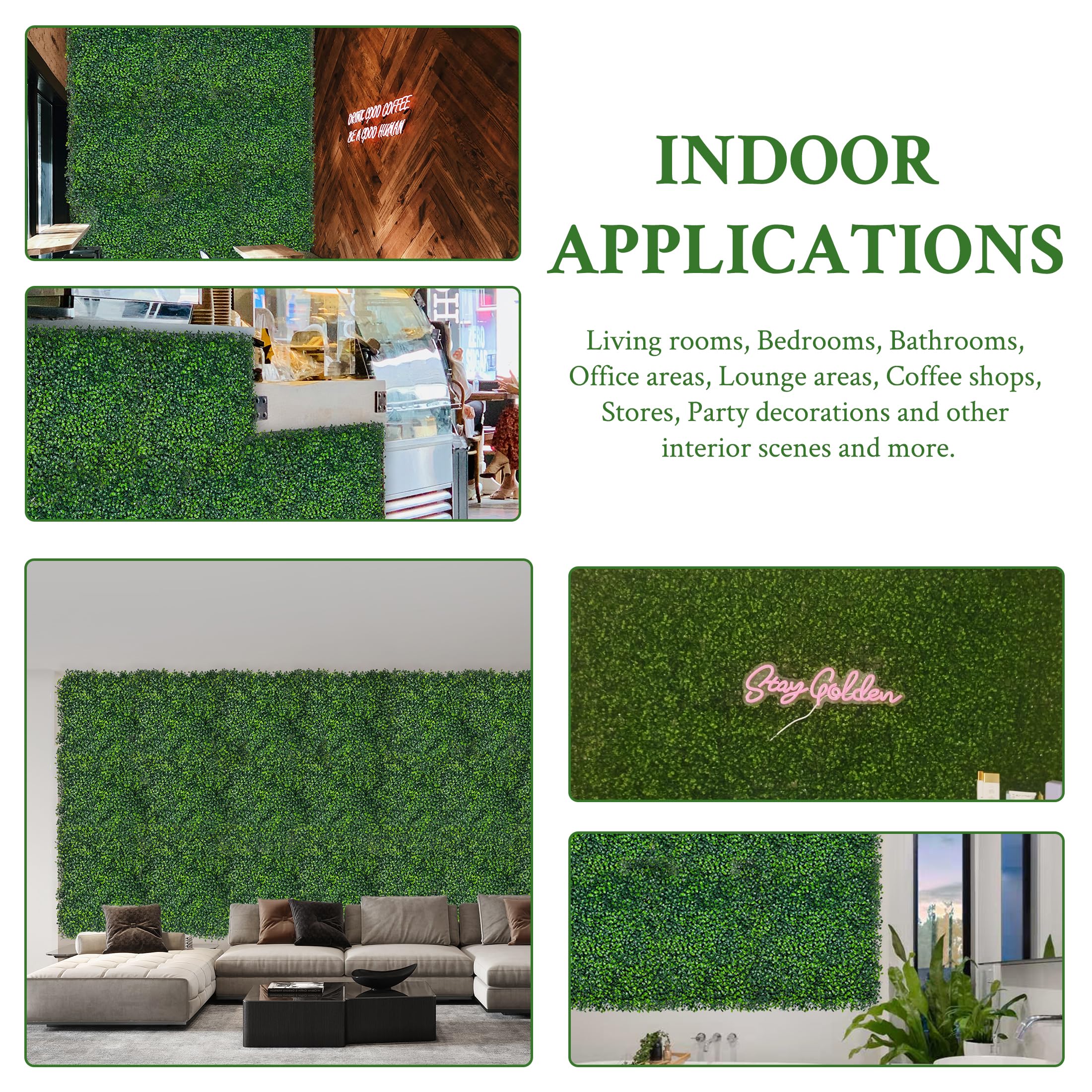 DOPGIB easy-install wall decor for gardens, patios, and event backdrops.