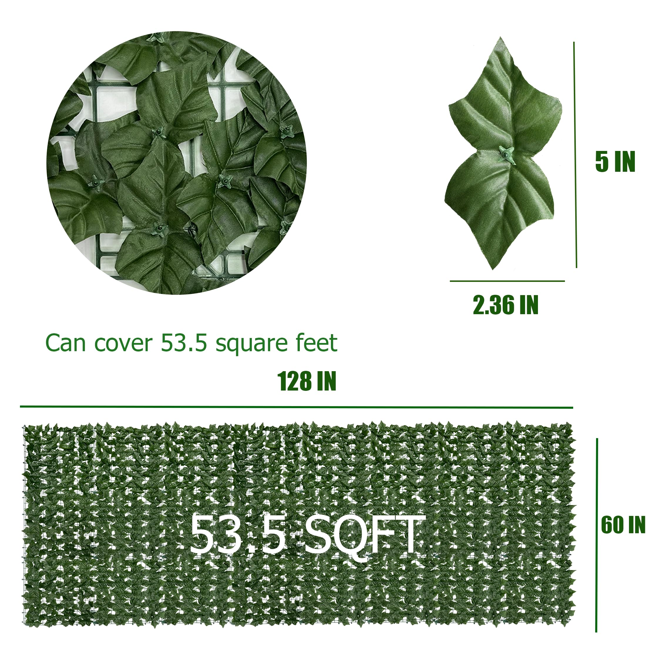DOPGIB faux hedge screen panel adds evergreen fence charm to outdoor spaces.