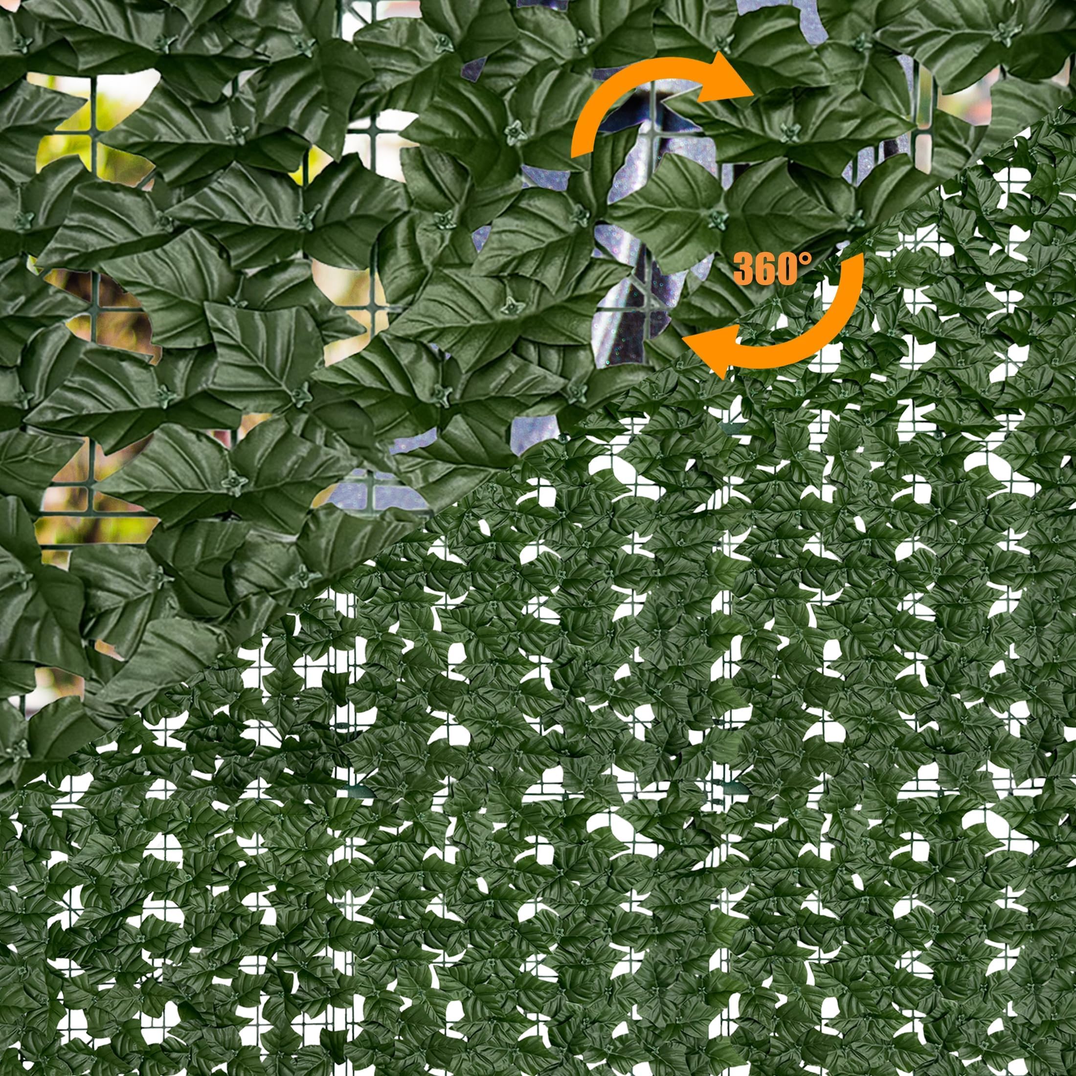 DOPGIB outdoor ivy decor screens suit fences for a refreshing privacy touch.
