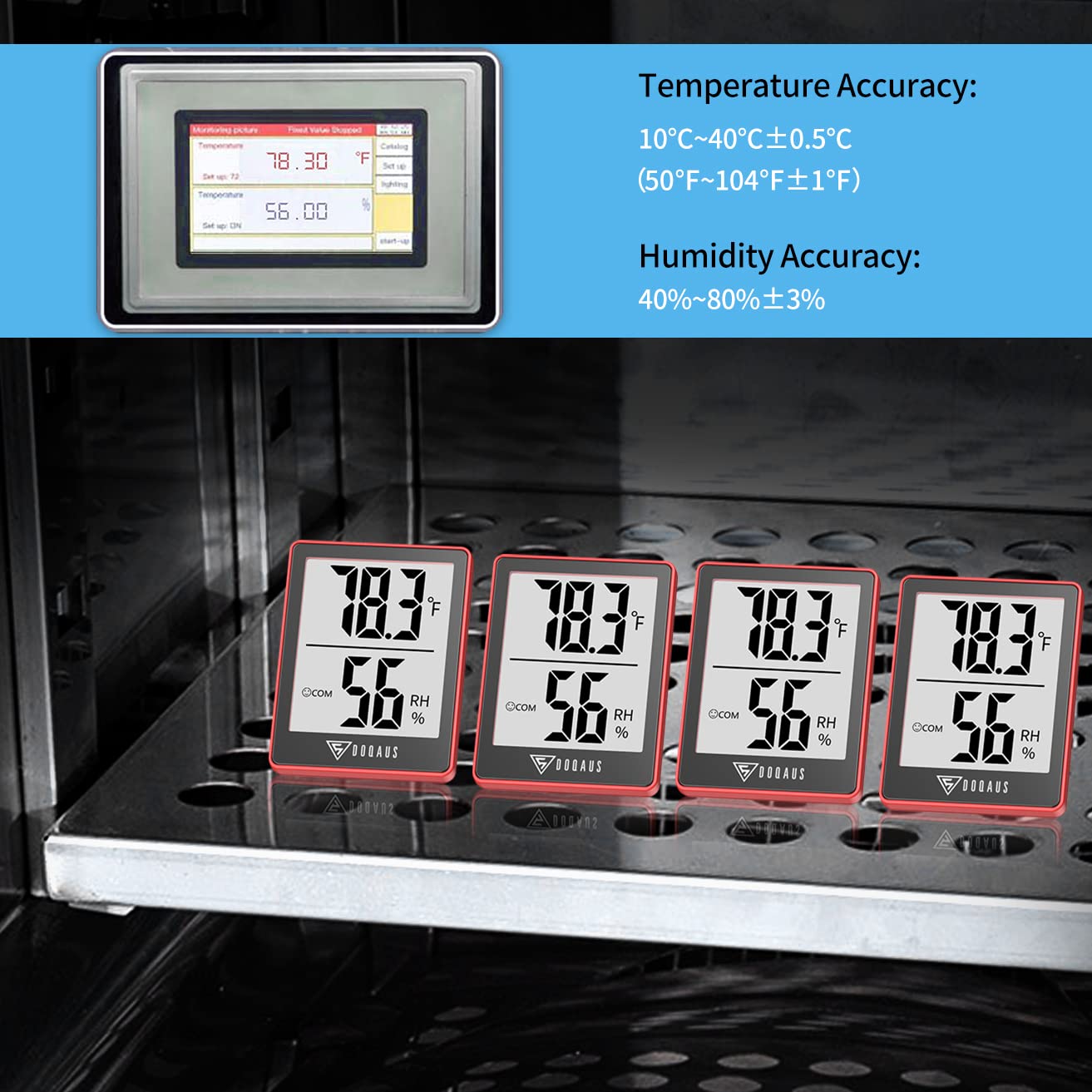 DOQAUS baby room use-case for nursery environment monitoring