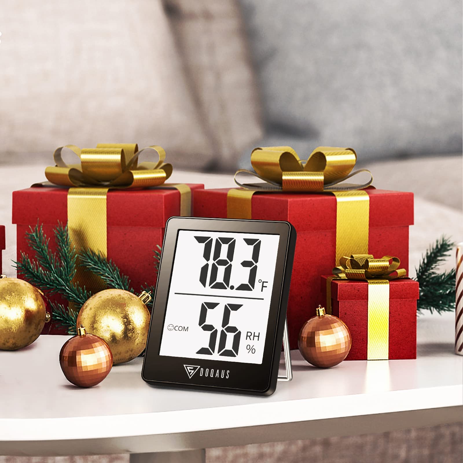 DOQAUS greenhouse cellars hygrometer tracks humidity and temperature for plants