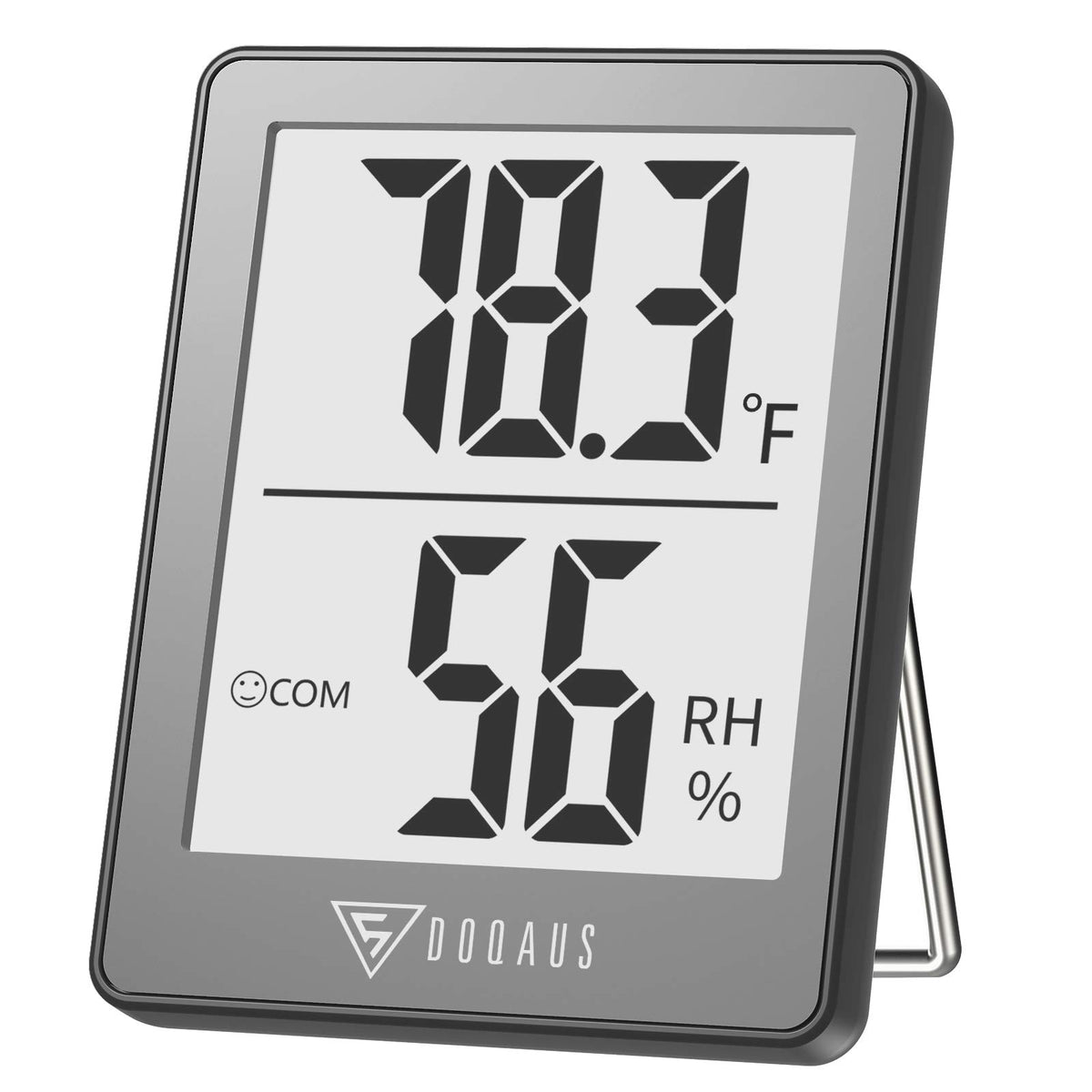 DOQAUS digital hygrometer with 5s refresh for quick room data