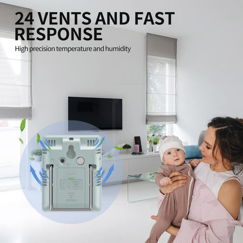 DOQAUS humidity and temperature monitor for greenhouses and incubators