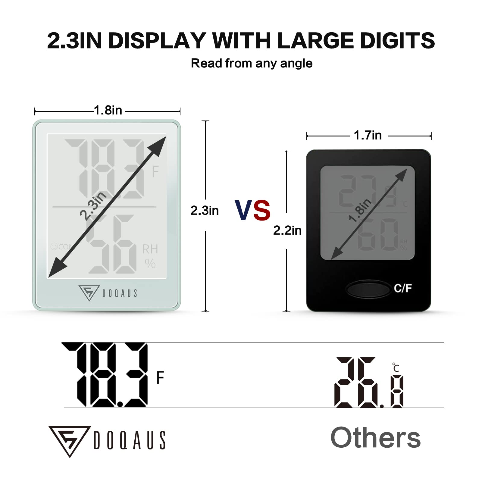 DOQAUS multiple mounting options for flexible placement in any room