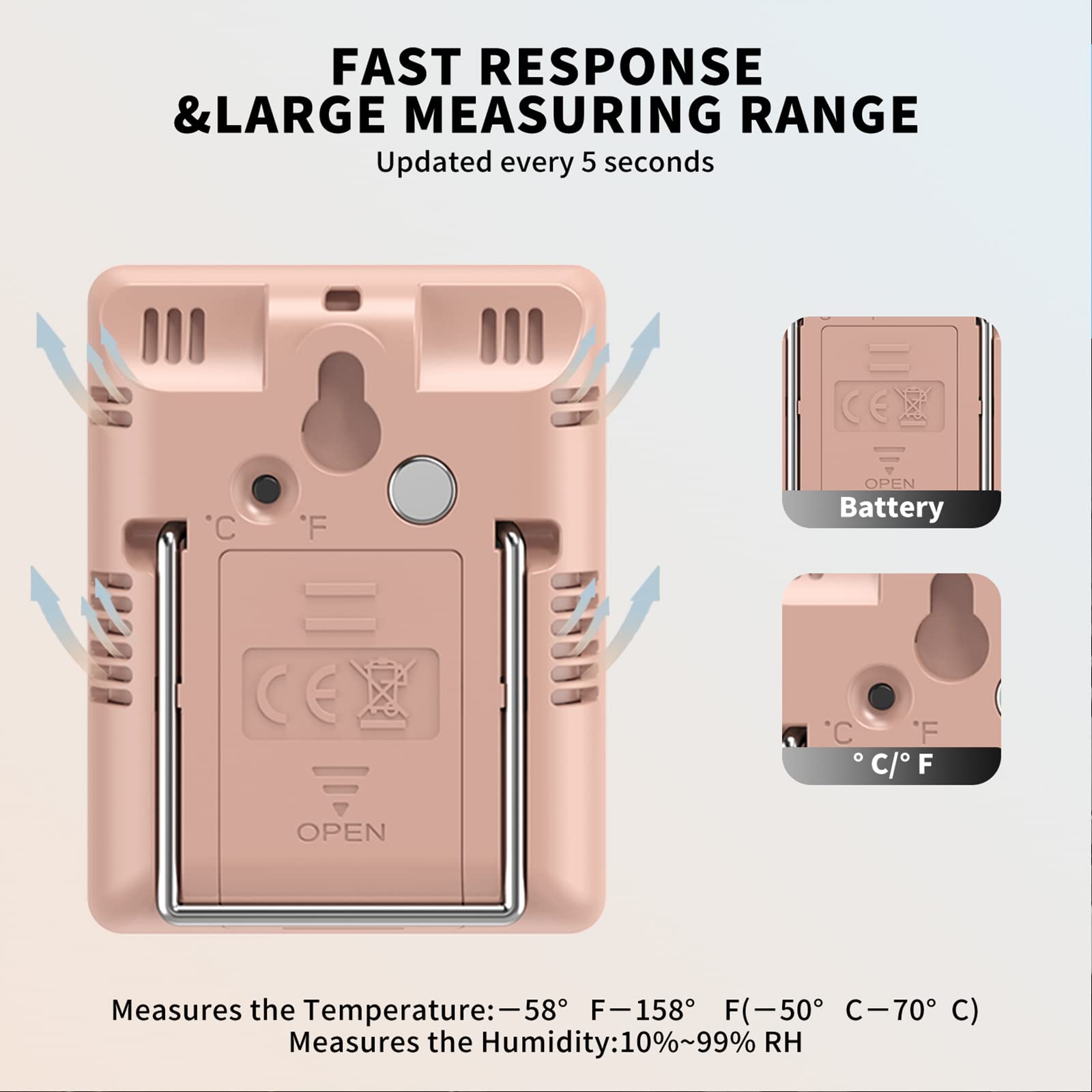 DOQAUS package includes batteries and user manual for quick setup.