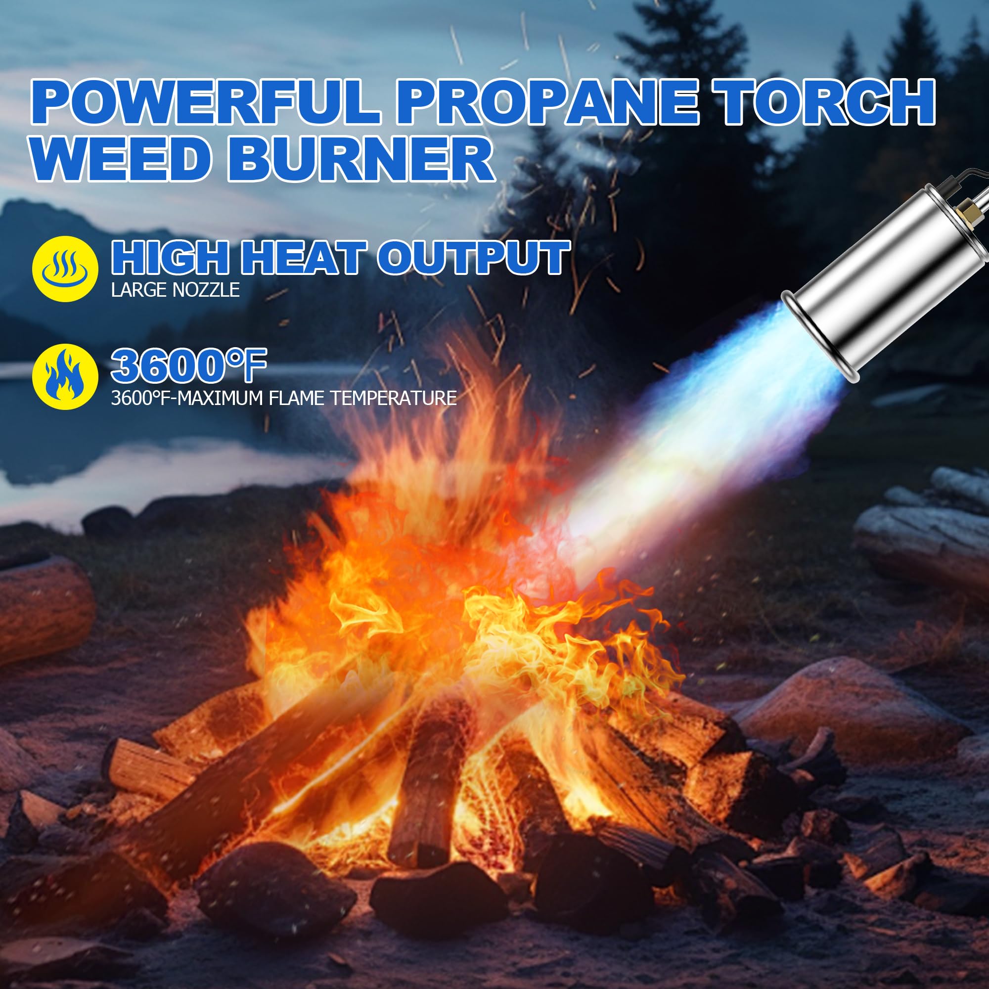 DORLOTI weed torch versatile tool for weeding and more