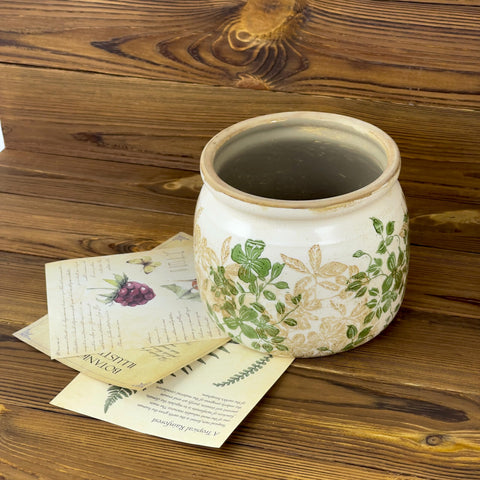 Dosayes rustic vintage decor pot complements modern and classic styles
