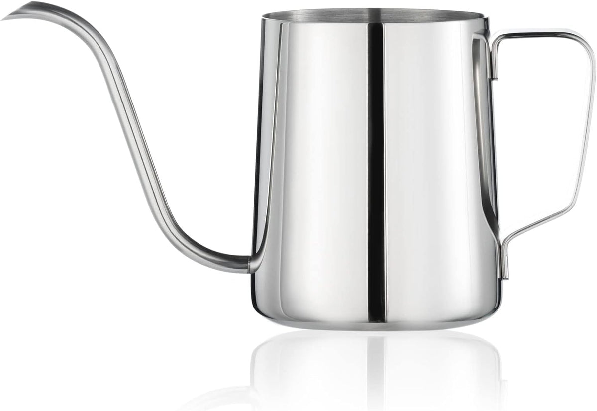 Doseno small watering can in rust-proof 304 stainless steel for indoor use.